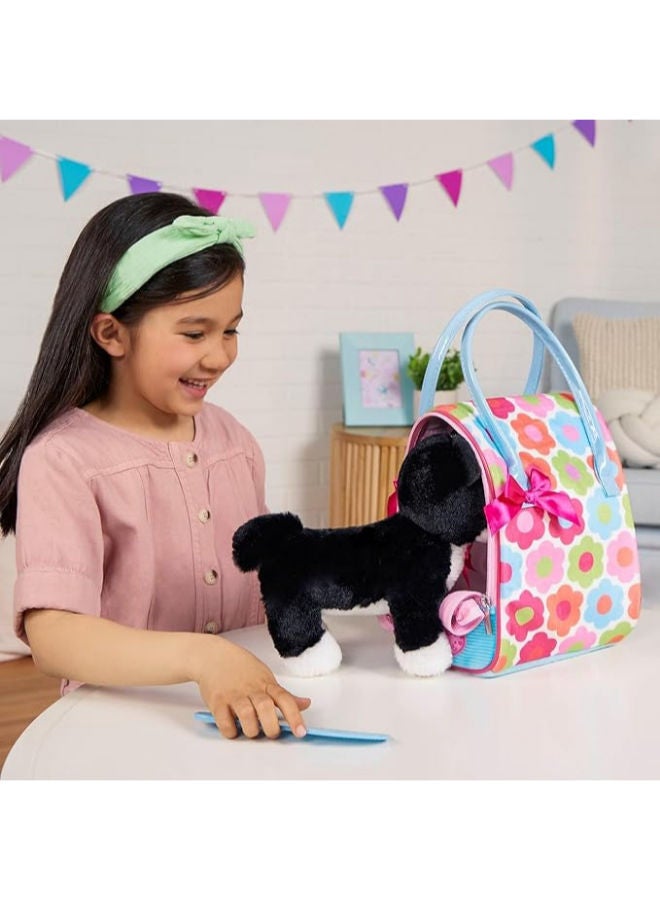 Pucci Pups Plush Puppy And Dog Carrier - Image 3